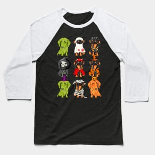 Funny dachshund Costume Halloween Gift Baseball T-Shirt